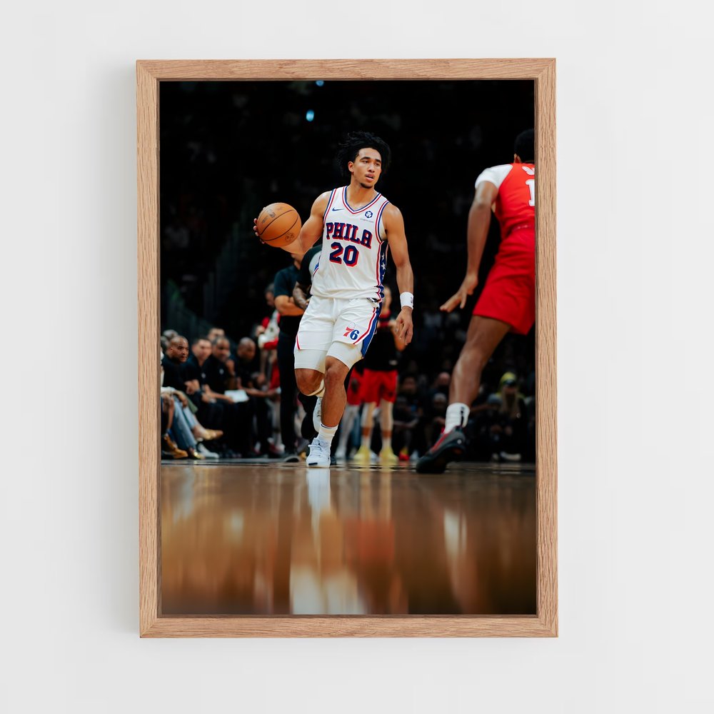 Poster Dribbleur Étoile – affiche Basketball (vue 4)